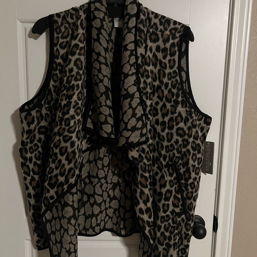 Leopard Print Vest